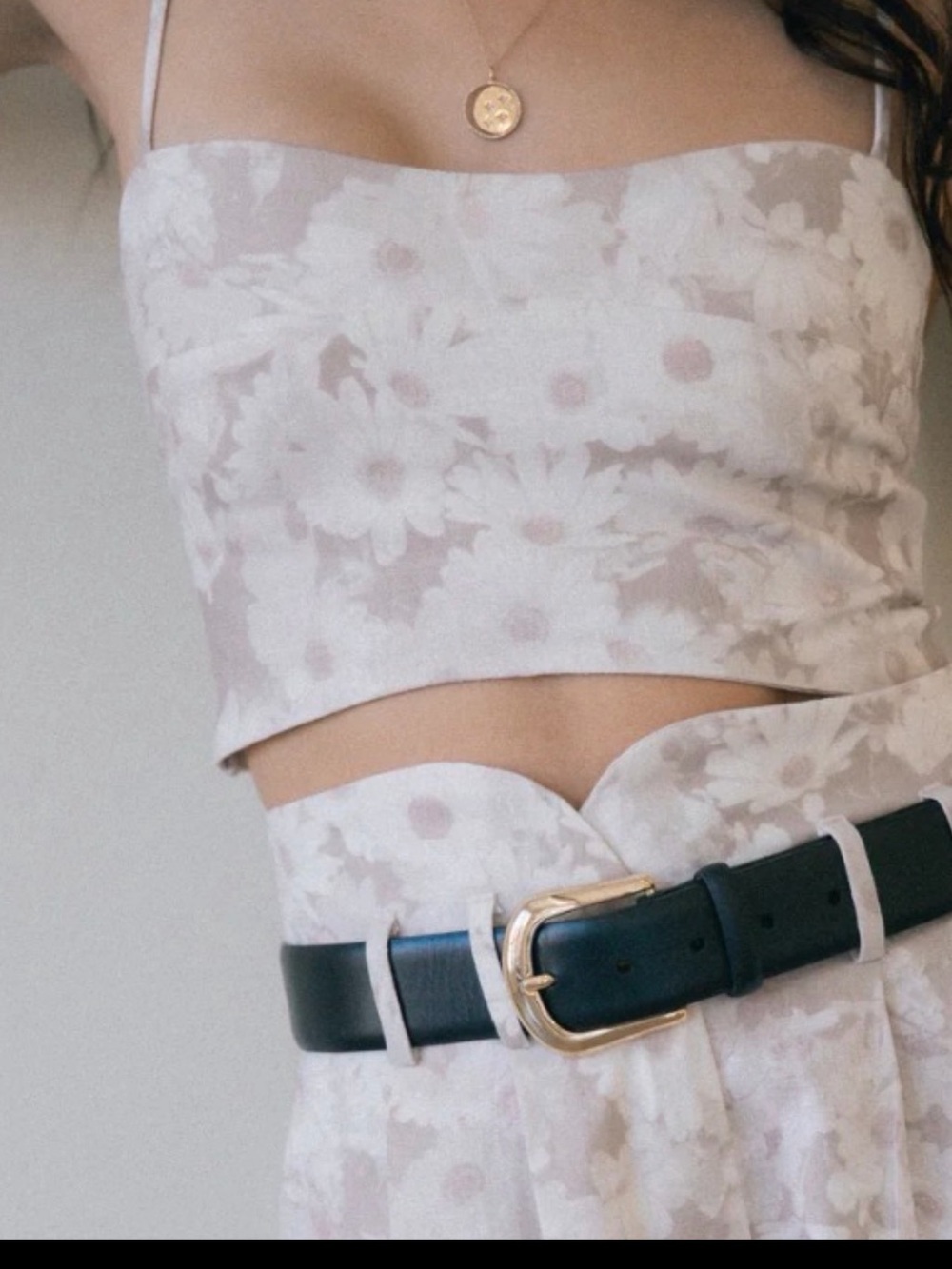 Floral crop top